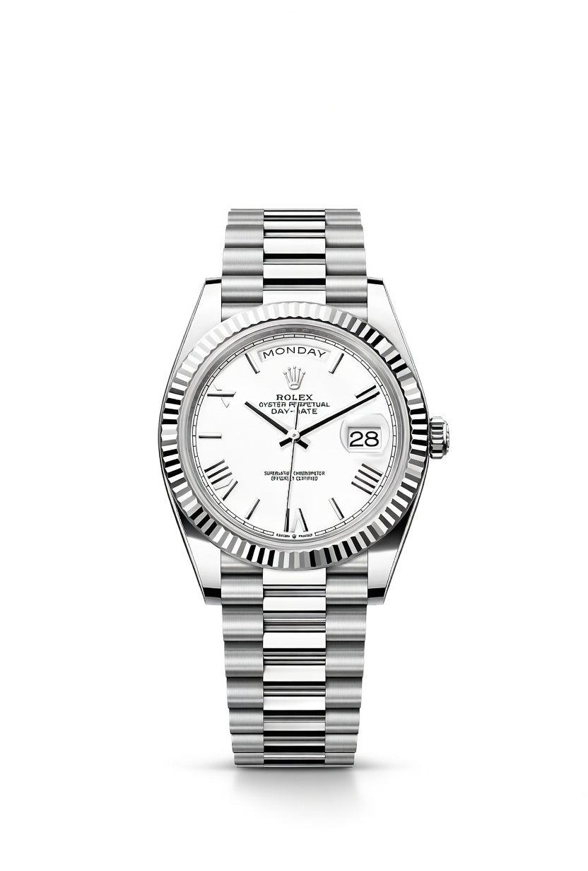 Rolex Day Date White Dial